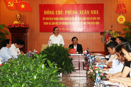 Tháo gỡ khó khăn Giáo dục tỉnh Điện Biên