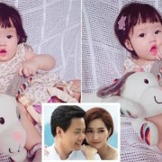 Hoa hậu Đặng Thu Thảo cho con gái 'sống ảo' khi lần đầu gọi được từ 'Ba'