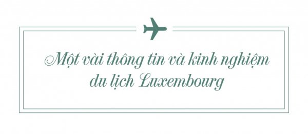 Du lịch Luxembourg - Vẻ đẹp độc đáo của hòn ngọc bị lãng quên