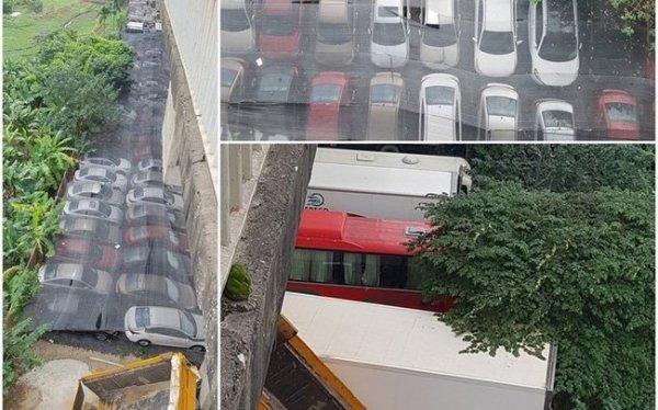 Bãi xe lậu dưới gầm cầu Thăng Long: Sở GTVT Hà Nội lên tiếng