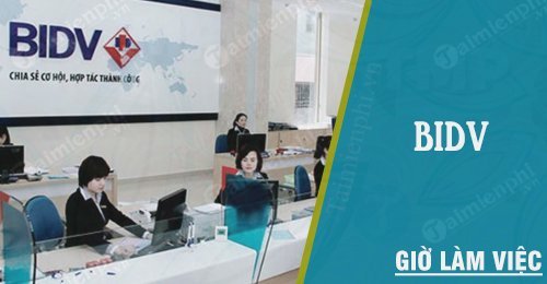Giờ làm việc BIDV