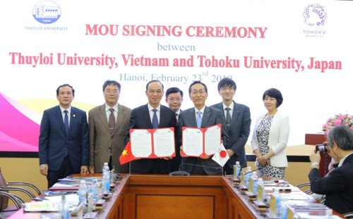 Ký kết hợp tác toàn diện giữa 2 trường ĐH: Thủy lợi và Tohoku (Nhật Bản)