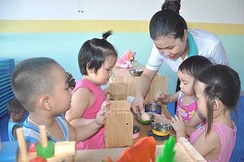 Lực đẩy với giáo dục mầm non