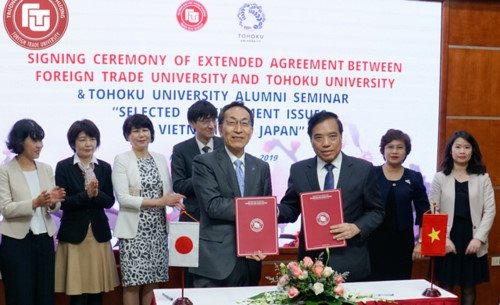 Trường Đại học Ngoại thương và Đại học Tohhoku hợp tác sâu rộng
