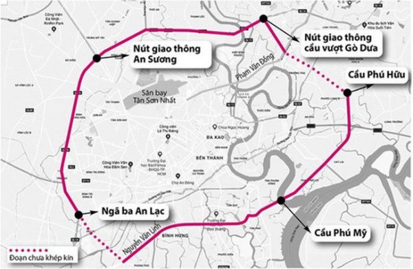 Vành đai 2 TP.HCM khép kín: Cư dân Quận 9 hưởng lợi nhiều