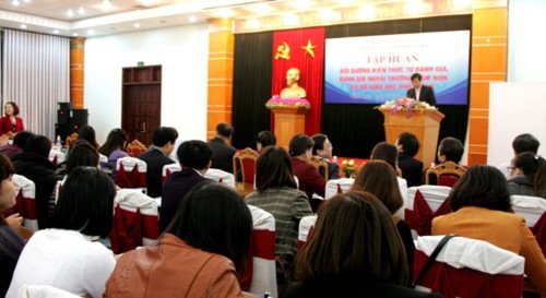 Vĩnh Phúc: Tập huấn tích hợp công nhận trường đạt chuẩn quốc gia với kiểm định chất lượng GD