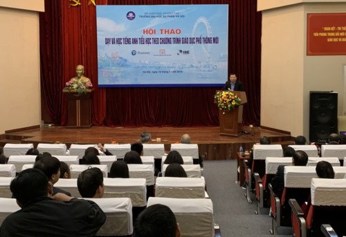 Chương trình tiếng Anh tiểu học sẽ khắc phục triệt để tình trạng không thể nghe, nói