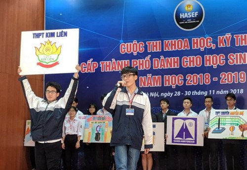 Hà Nội chọn 33 đề tài tham dự cuộc thi khoa học kỹ thuật cấp quốc gia