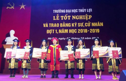 Trường ĐH Thủy lợi: gần 1.700 sinh viên khóa 2014-2019 tốt nghiệp